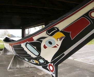 Artwork Title: Ceremonial Tlingit Canoe