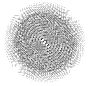 Artwork Title: Super Moiré Pattern