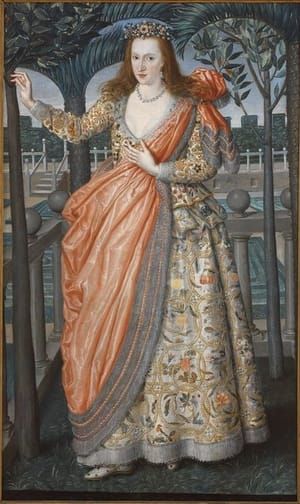 Artwork Title: Portrait of a Lady of the Hampden Family