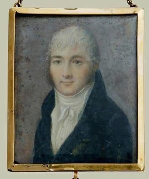 Artwork Title: French military portrait miniature