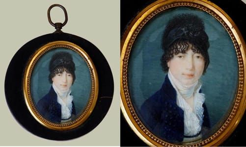 Artwork Title: Portrait Miniature of a Lady