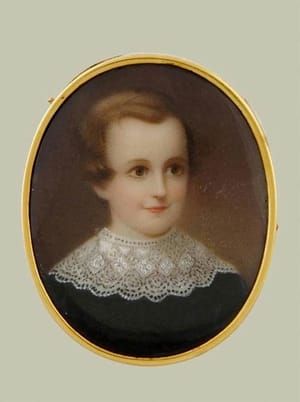 Artwork Title: Portrait Miniature of a young Boy