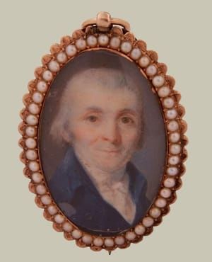Artwork Title: Georgian portrait miniature