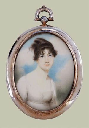 Artwork Title: English Portrait Miniature Painting