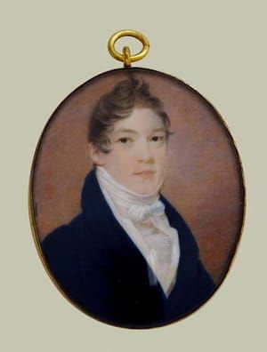 Artwork Title: Portrait Miniature of a Gentleman
