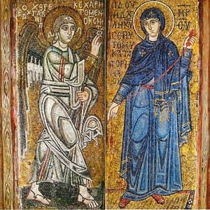 Artwork Title: Icon: Annunciation