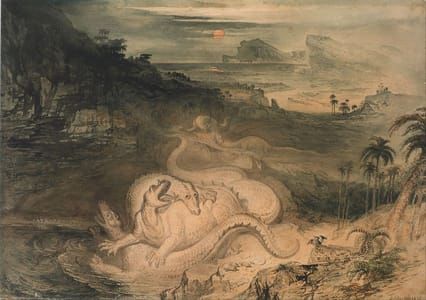 Artwork Title: The Country of the Iguanodon