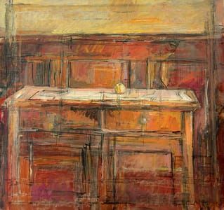 Artwork Title: Pomme sur le buffet