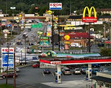 Artwork Title: Breezewood, Pennsylvania