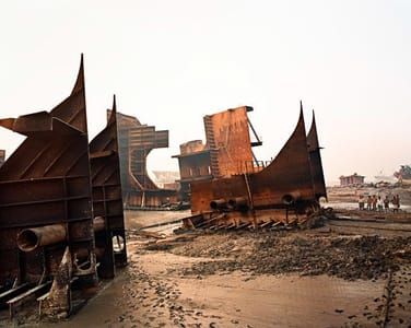 Artwork Title: Shipbreaking #9a