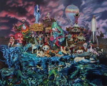 Artwork Title: Combrat In Delusionville