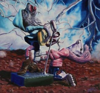 Artwork Title: Paws And Falla