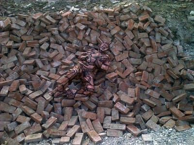 Artwork Title: Hiding In The City No. 87 - Demolition, 2009