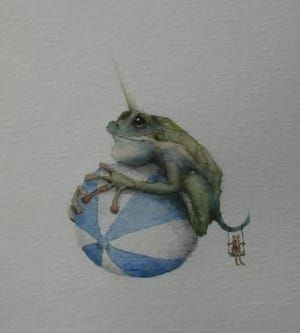 Artwork Title: Frog And Ball