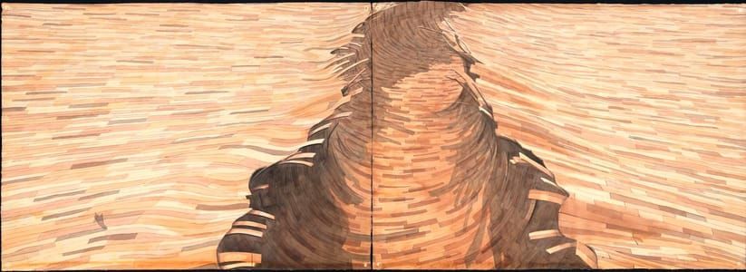 Artwork Title: Éxodo Ii (diptych)