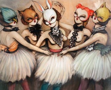Artwork Title: Bailarinas