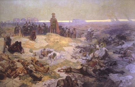 Artwork Title: Slav Epic #10 : After the Battle of Grunewald