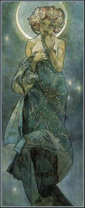 Artwork Title: The Moon and the Stars