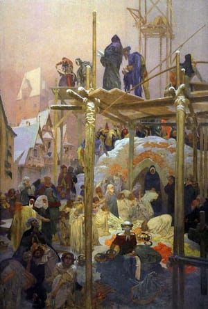 Artwork Title: Slav Epic #7 : Milíč of Kroměříž