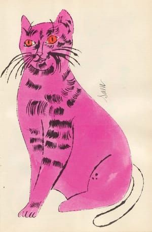 Artwork Title: (Pink Sam with Orange Eyes)