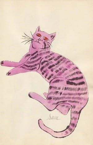 Artwork Title: (Light Pink Sam with Red Eyes), ca