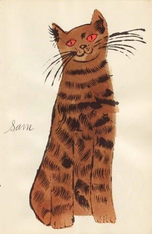 Artwork Title: Brown Sam with Orange Eyes)
