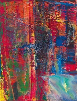 Artwork Title: Abstraktes Bild, Dunkel (613-2)