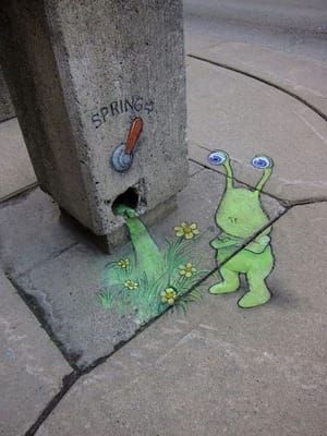 Artwork Title: Chalk Art