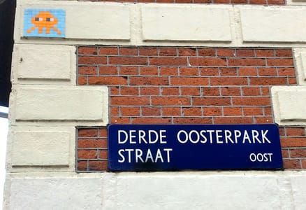 Artwork Title: Space Invader Amsterdam