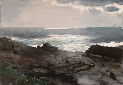 Artwork Title: Sunshine and Shadow, Prout's Neck