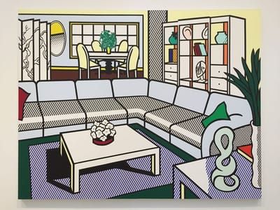 Artwork Title: Interior With African Mask