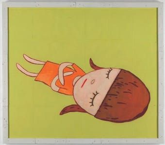 Artwork Title: Napping Girl In Green