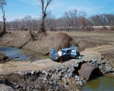 Artwork Title: Sleeping By The Mississippi - Fishermen, Wickliffe, Kentucky