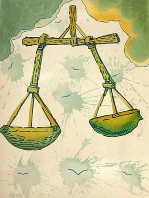 Artwork Title: Salvador Dalí Twelve Signs of the Zodiac - Libra
