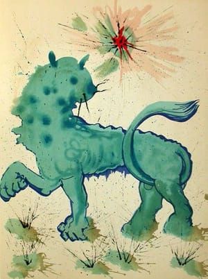 Artwork Title: Salvador Dalí Twelve Signs of the Zodiac - Leo