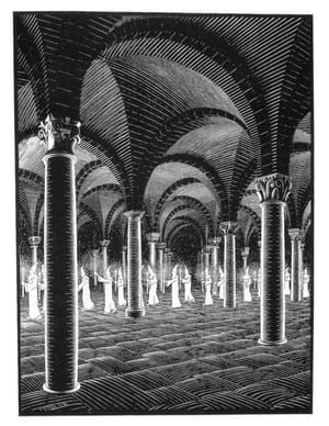 Artwork Title: Procession in Crypt
