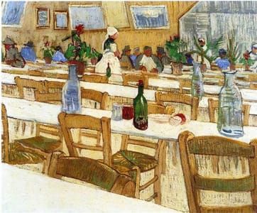 Artwork Title: Interior of a Restaurant