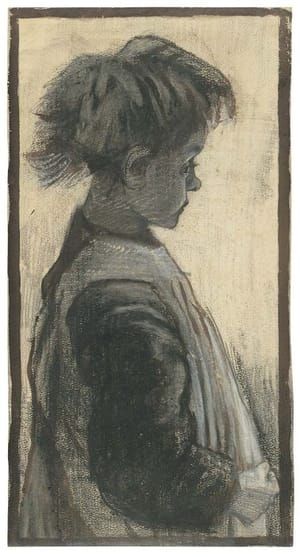 Artwork Title: Young Girl in an Apron
