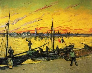Artwork Title: Coal Barges