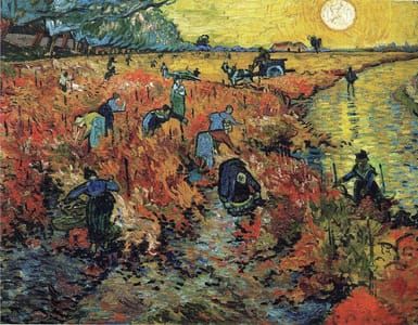 Artwork Title: The Red Vineyard
