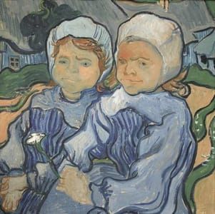 Artwork Title: Two Girls, Out of Temper