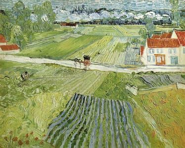 Artwork Title: Landscape with Carriage and Train in the Background