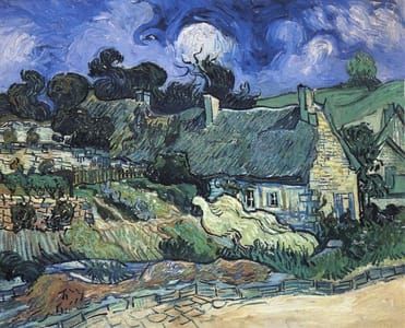 Artwork Title: Thatched Cottages at Cordeville