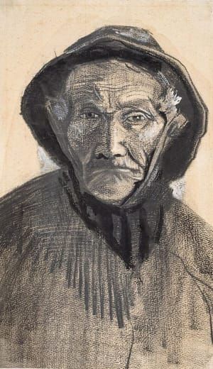 Artwork Title: Fisherman Head with Hat