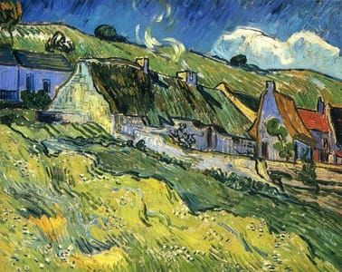 Artwork Title: Thatched Cottages