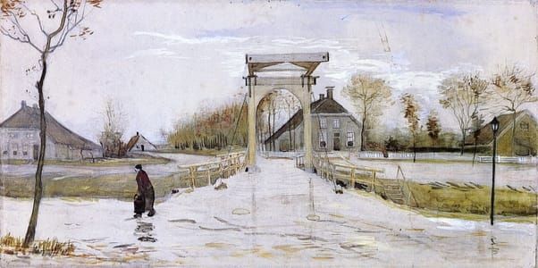 Artwork Title: Drawbridge in Nieuw-Amsterdam