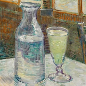 Artwork Title: Café Table with Absinthe