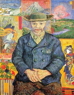 Artwork Title: Portrait of père Tanguy, Japonesque