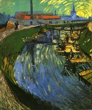 Artwork Title: The Roubine du Roi Canal with Washerwomen