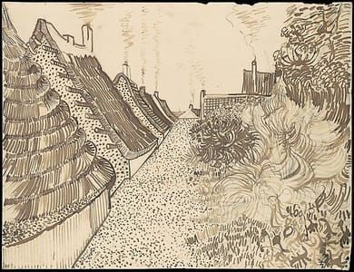 Artwork Title: Street in Saintes-Maries-de-la-Mer